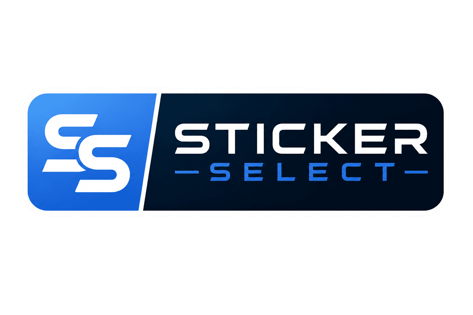 StickerSelect horizontal pill sticker