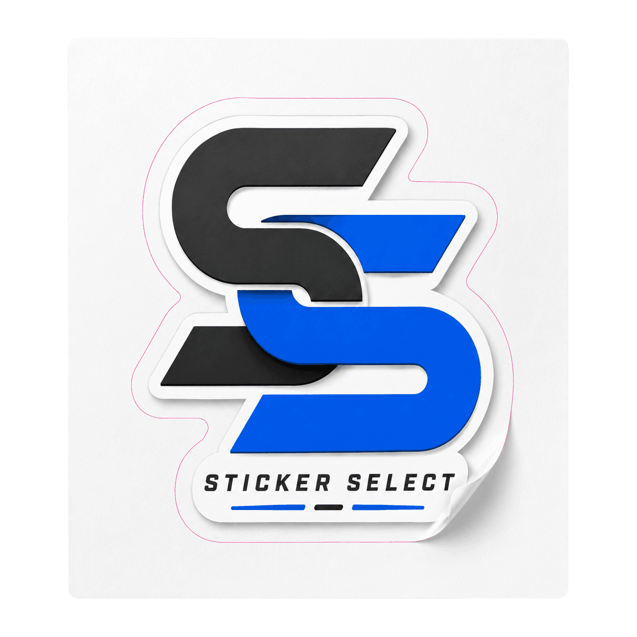 StickerSelect SS monogram sticker